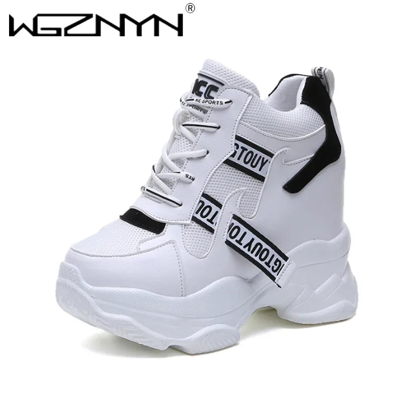 Baskets Montantes à Plateforme Femme — Bottes Sport & Panier