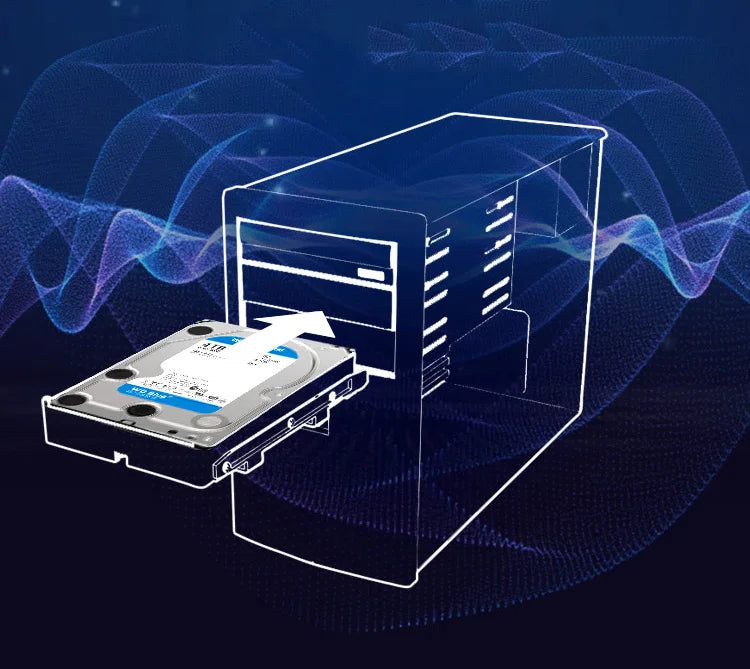 Disque dur interne WD Blue 3,5" SATA III 5400 RPM — 500 Go à 6 To