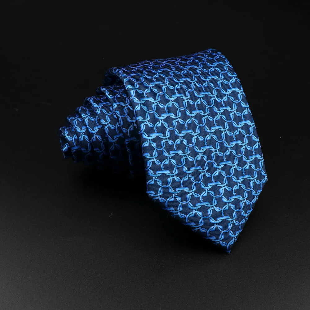 51 Estilos hombres corbatas de seda Jacquard a rayas a cuadros corbata floral accesorios uso diario camisa traje corbata regalo de fiesta de boda