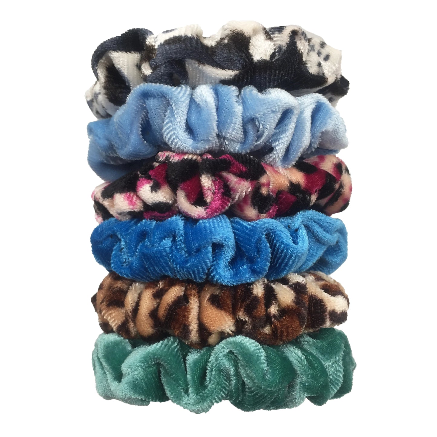 24/50/6 piezas de coleteros para mujer, accesorios de boutique de terciopelo, bonito estampado de leopardo, banda elástica de alta calidad, cinta para el pelo, lazo para cola de caballo