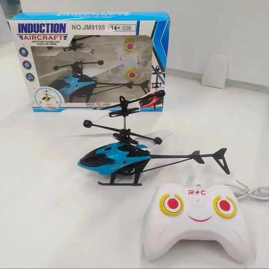 Mini drone RC rechargeable sans télécommande, hélicoptères RC, jouets de drone, induction, vol stationnaire, sécurité, résistant aux chutes, avion RC