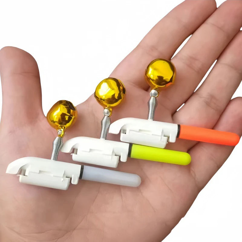 Bâton Lumineux Rechargeable USB avec Cloche & Flotteur — Alarme Morsure Pêche