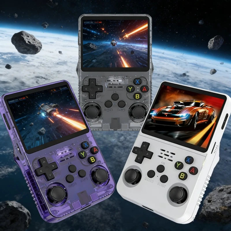 Console de jeu rétro portable 3,5" IPS — 128 Go, Linux, jeux rétro préchargés