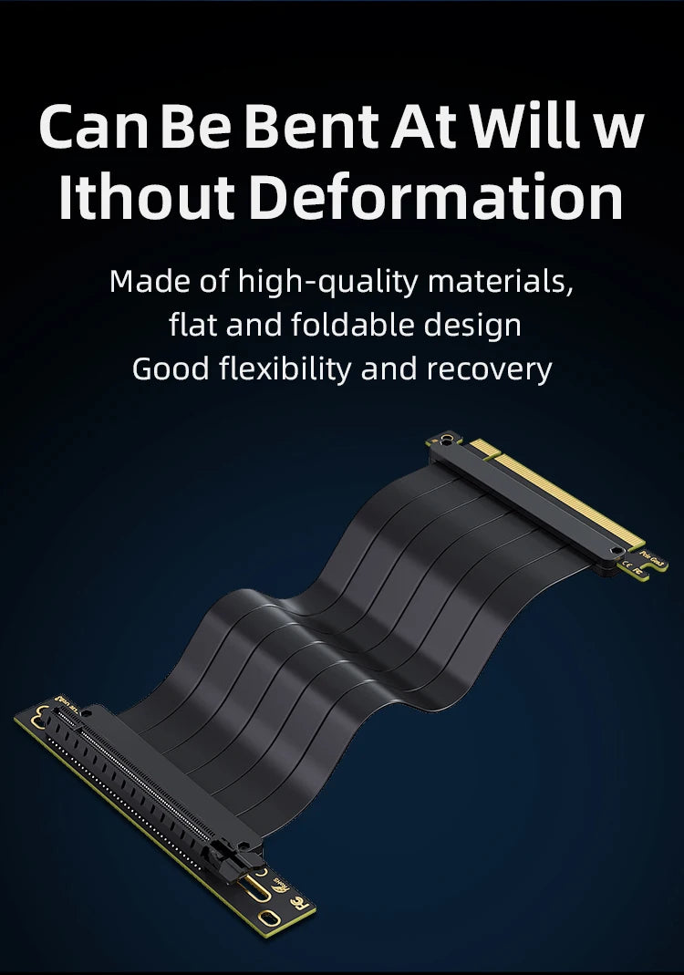 PCIE 3.0 4.0x16 Kit de Support de GPU Vertical universel Riser ATX Matx boîtier VGA carte graphique Support de direction Support