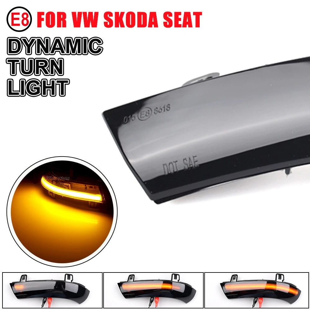 Clignotant Dynamique LED Voiture Effet Eau Courante — Universel