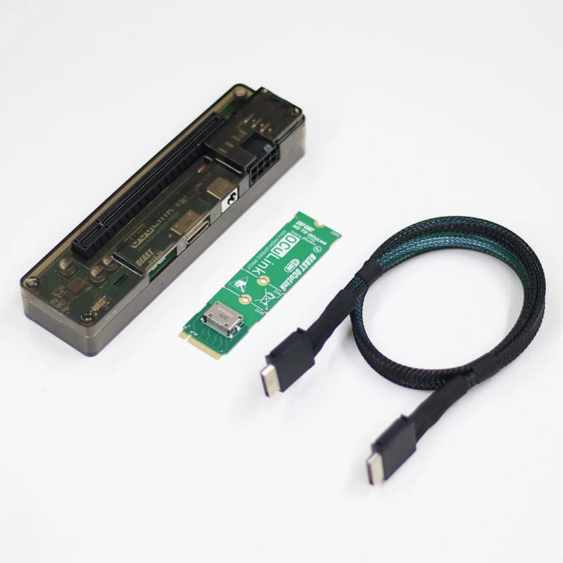 EXP GDC OCuLink-Adaptateur de carte graphique externe, haute vitesse, GPU S6 PCIe 4.0x4, Mini PC, ordinateur portable, ordinateur portable, M.2, Mkey vers OCuLink