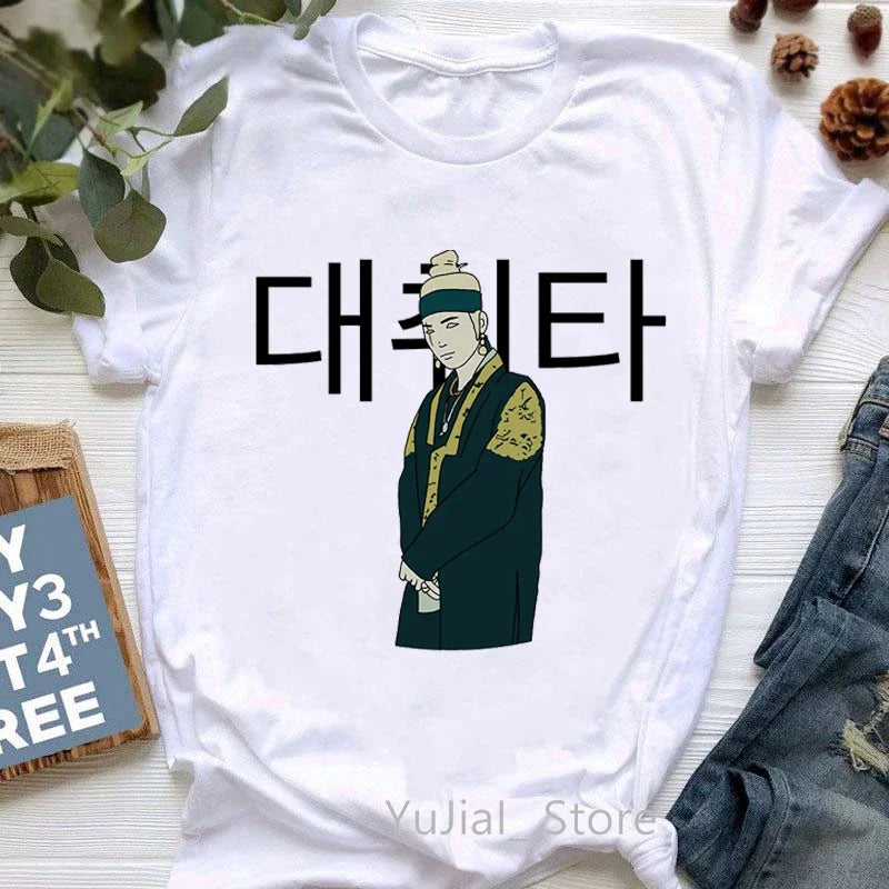 T-shirt graphique imprimé pour femmes — vêtements décontractés, mode, été, manches courtes