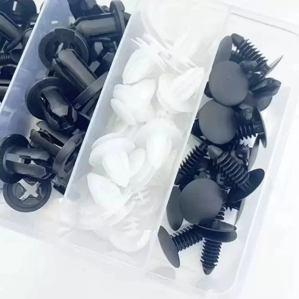 Nouveaux Clips de fixation automatiques, goupille de retenue mixte pour carrosserie de voiture, Rivet, Kit de fixation de panneau de garniture de porte de pare-chocs, outils de retenue de Clips de voiture
