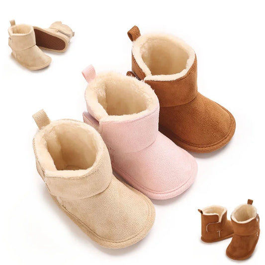 Bottes de Neige Bébé Hiver Velcro Antidérapantes — 0 à 18 mois