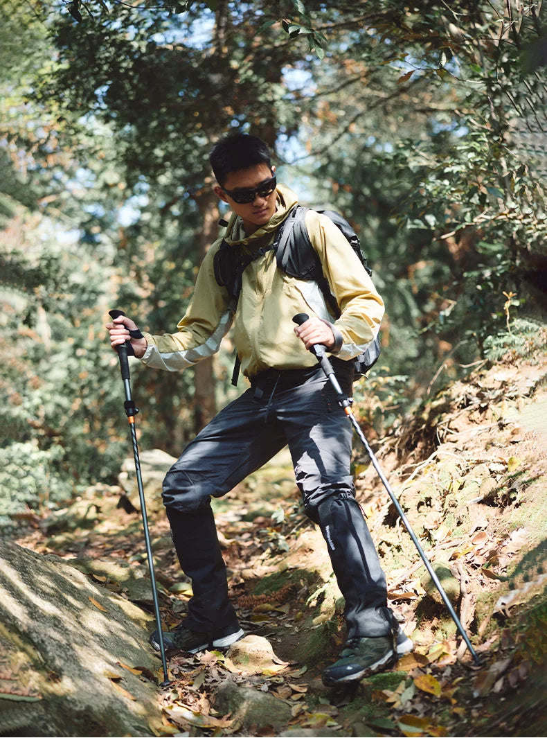 Naturehike bâtons de Trekking en Fiber de carbone 5 Sections bâtons d'escalade pliants portables randonnée en plein air bâtons de marche pliables