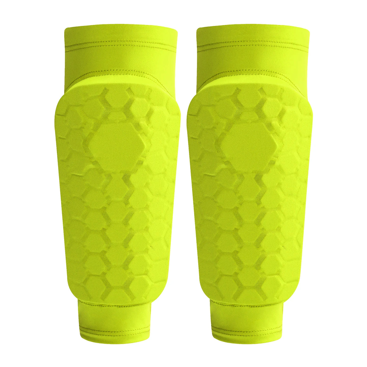 Protège-Tibias Football Enfant EVA Alvéolé — Silicone Antidérapant, Léger