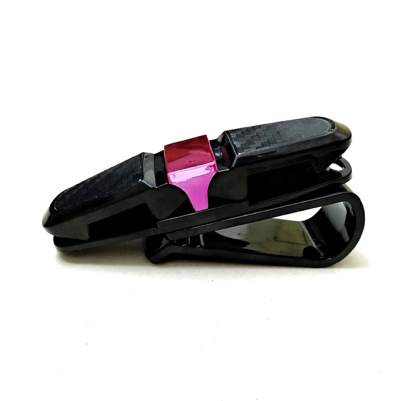 Étui à lunettes de voiture universel, pare-soleil de voiture, porte-lunettes, Clip pour carte, porte-billet, accessoires d'intérieur automobile