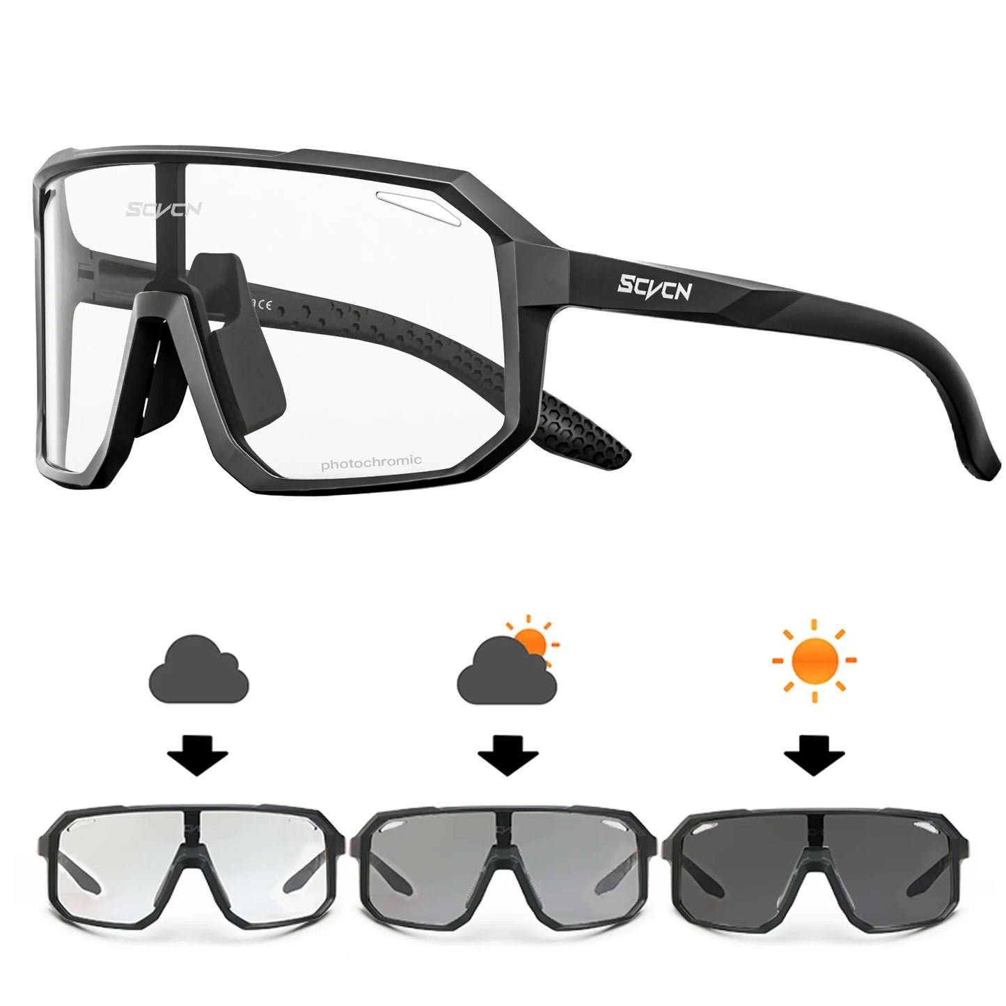 Lunettes Cyclisme UV400 VTT — Équitation Randonnée Sports Extérieur