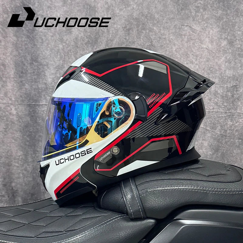Casque de moto DOT de haute qualité quatre saisons course de Motocross modulaire rabattable hommes femmes casque tout-terrain casque gratuit