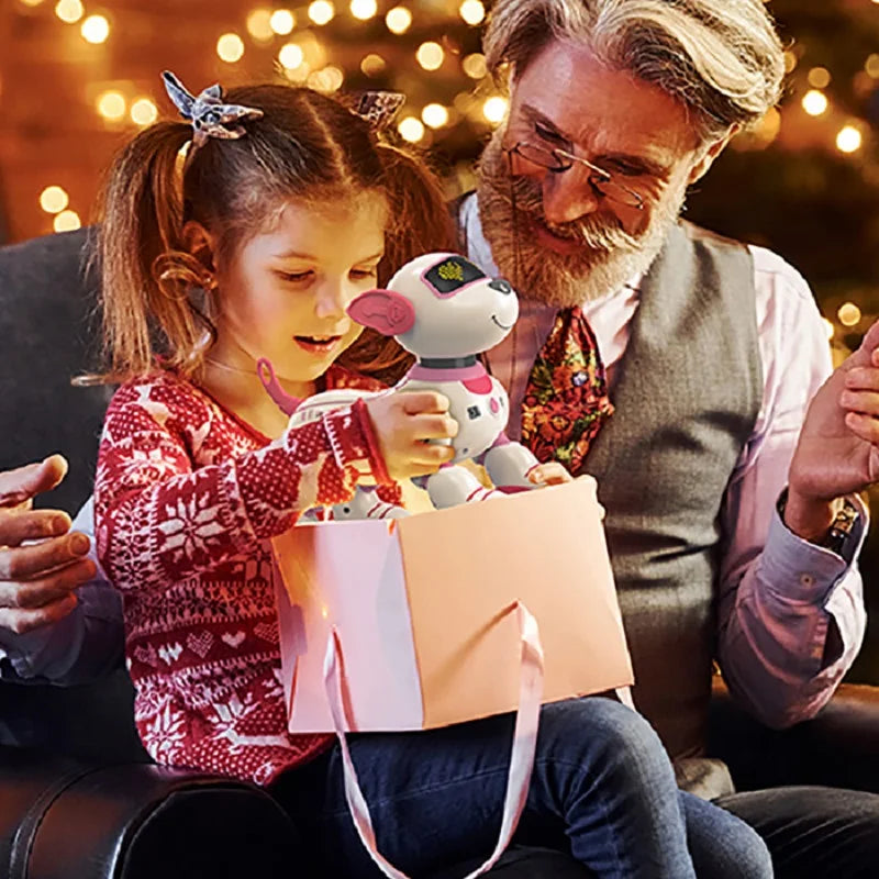 Intelligent Robot Funny Dog Electronic Robotic Remote Control Stunt Smart Robots for Kids Boys Children Creative Birthday Gift