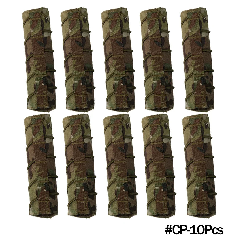 Couverture de suppresseur de Sniper, protection de Camouflage tactique, tir en plein air, étui en tissu de chasse militaire, équipement de terrain CS en direct