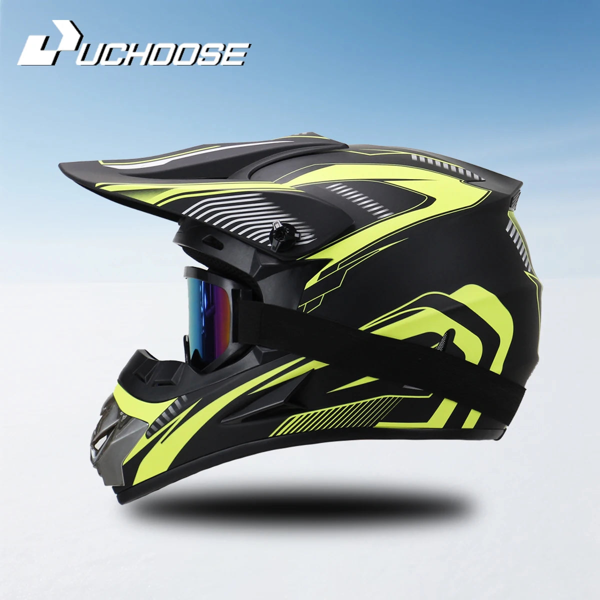 Casque Moto Tout-Terrain Cross DOT 2023 — Professionnel Course Motocross