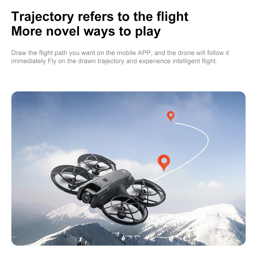 Mini drone 4K — double caméra 8K, évitement intelligent d'obstacles, quadricoptère brushless, jouet RC enfants