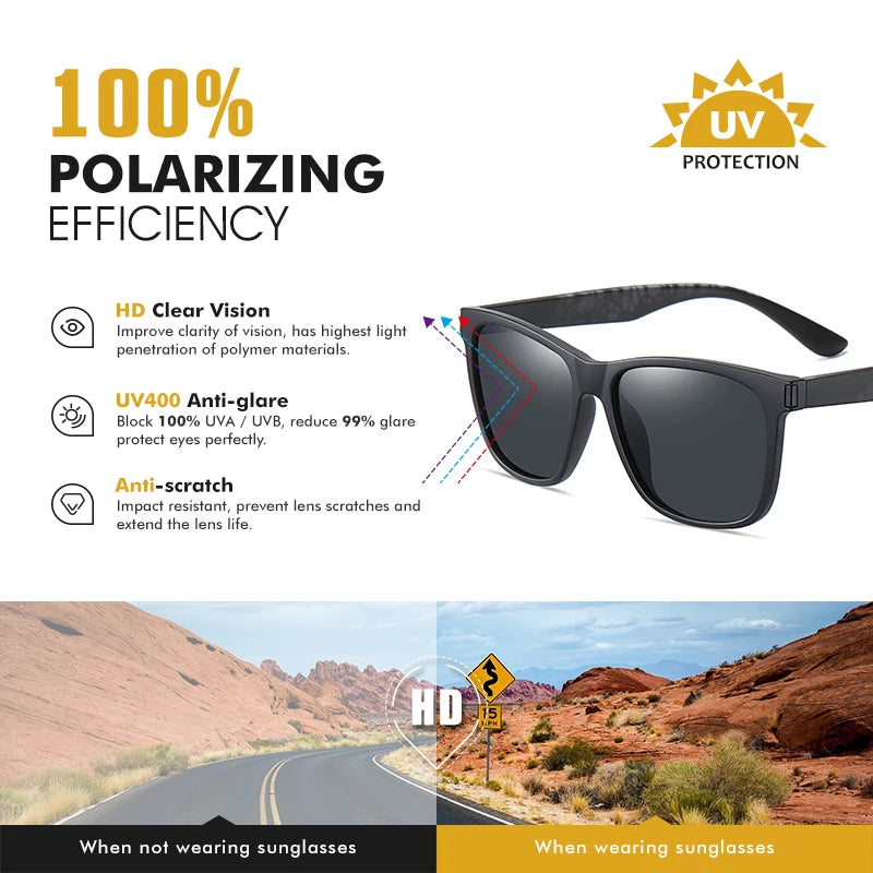 Classique Vintage lunettes de soleil polarisées homme mode léopard cadre rétro lunettes femme UV400 Anti-éblouissement lunettes de soleil homme