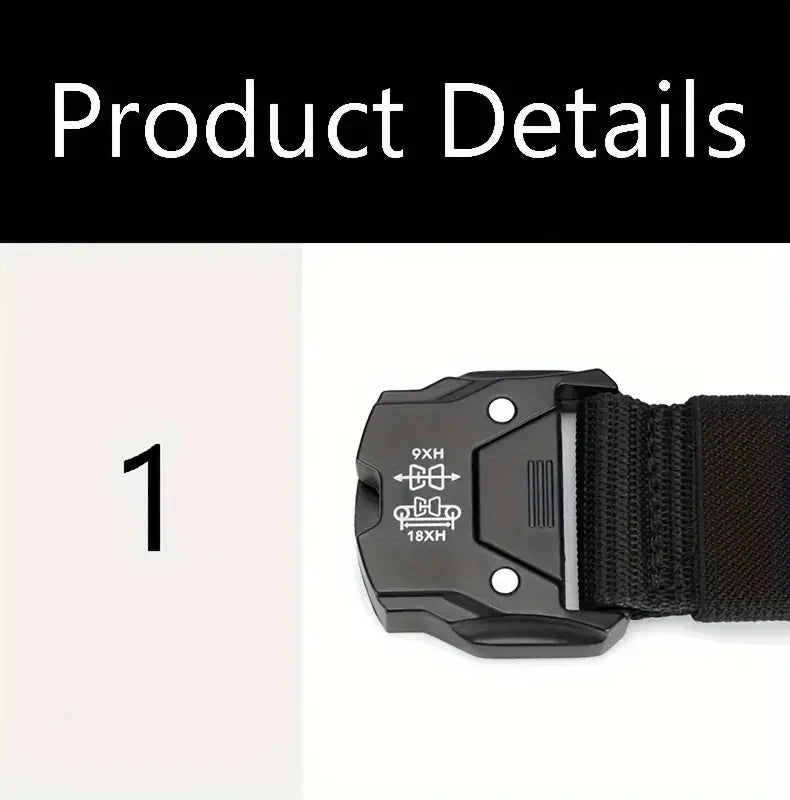 Ceinture militaire pour hommes, chasse en plein air, tactique, alpinisme en plein air, multifonctionnelle, tactique, toile de Nylon tissée, ceinture de pantalon