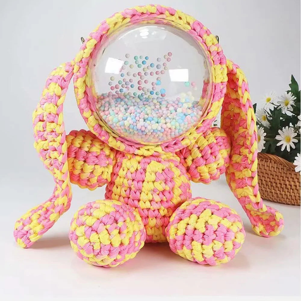 Fil tricot en coton 100g pelote — crochet, couleur unie, bricolage, art, panier, sac, projets