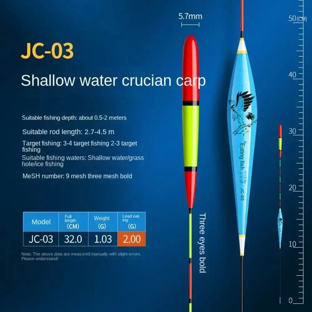 Triangular tail fishing float, high buoyancy, high quality, stable, high sensitivity, vertical buoy, composite feature