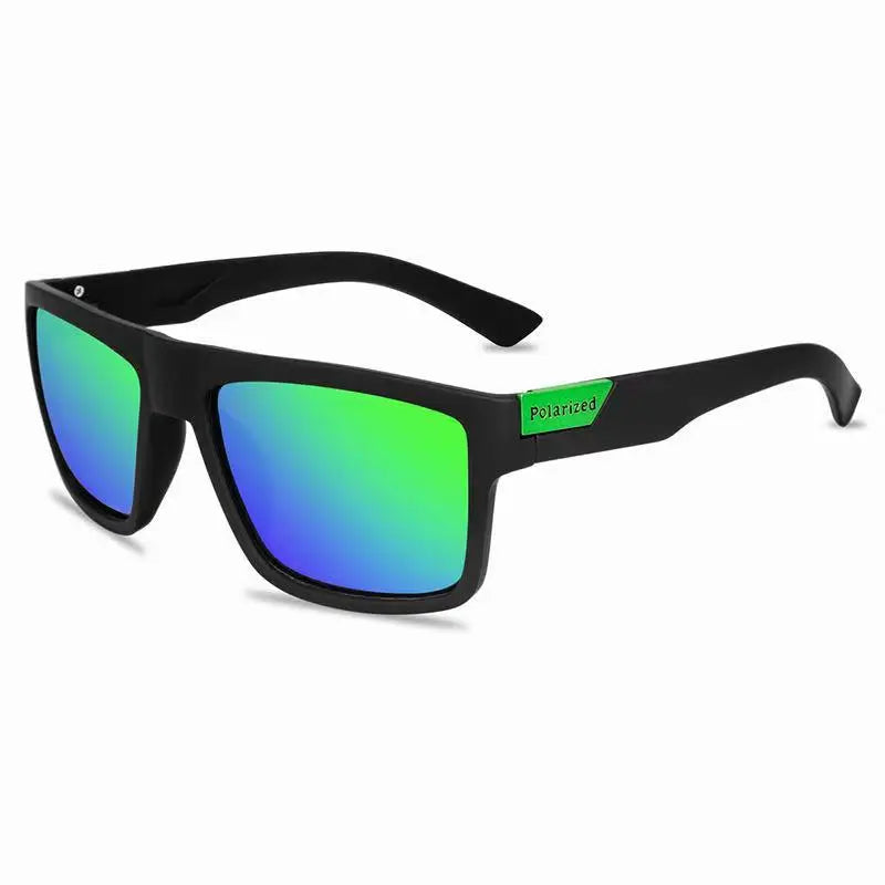 Lunettes de soleil polarisées pour hommes — carrées, vintage, conduite, escalade, sport, cadeau Noël
