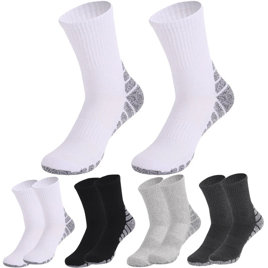 Chaussettes de sport respirantes en coton de haute qualité pour hommes et femmes, chaussettes d'équipage, serviette optique, astronomique, noir, blanc, gris, anti-odeur, 1 paire