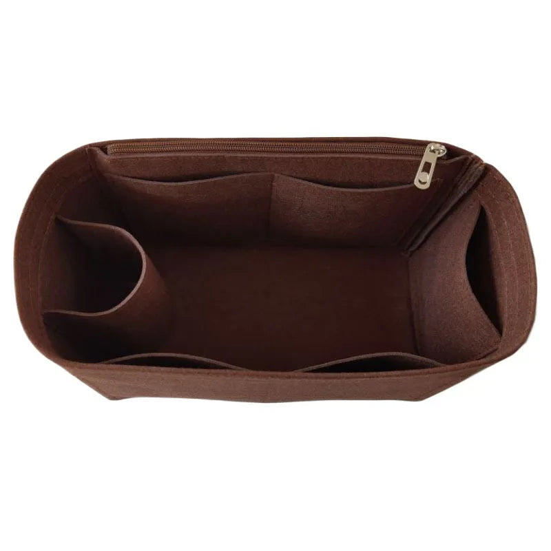 Felt Handbag Organizer, Insert Organizer for Luxury Speedy 25 30 35 Handbag, Makeup Bag, Shaping Liner, Travel Inner Pouch