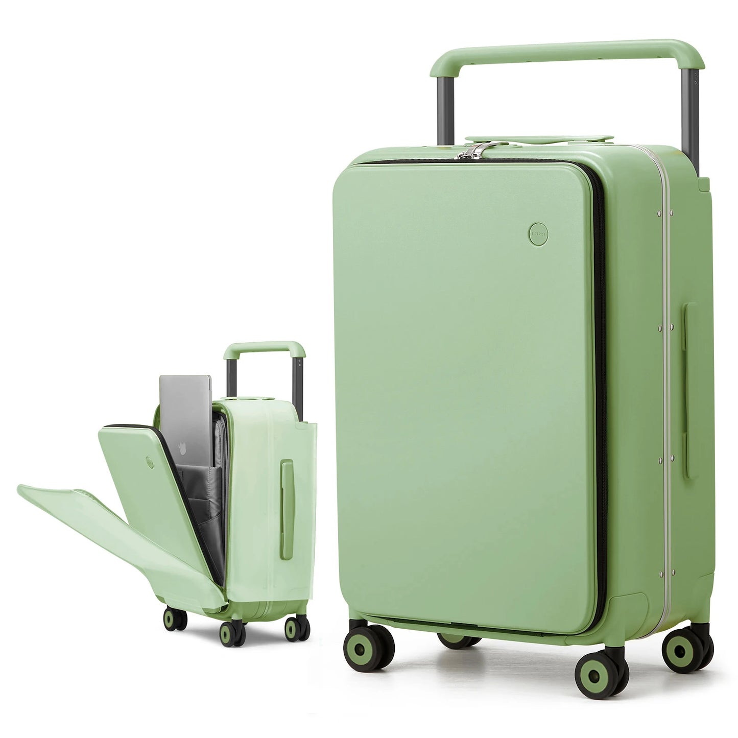 Valise Cabine 20 Pouces Cadre Aluminium — Large Poignée Bagage à Main Voyage