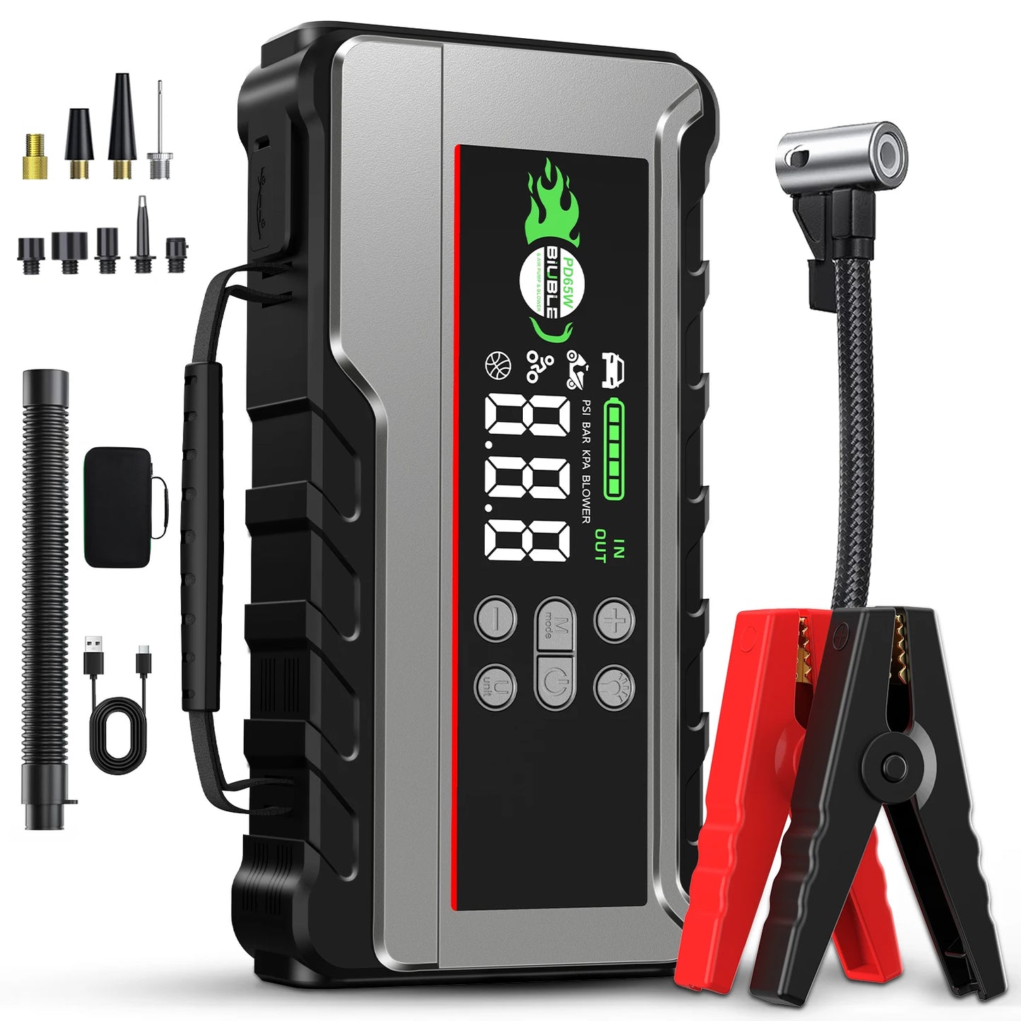 Pompe à Air 150PSI, batterie de voiture, Booster d'urgence 7000A, démarreur de saut de voiture, batterie externe, dispositif de démarrage Portable, démarreur de voiture, nouveau