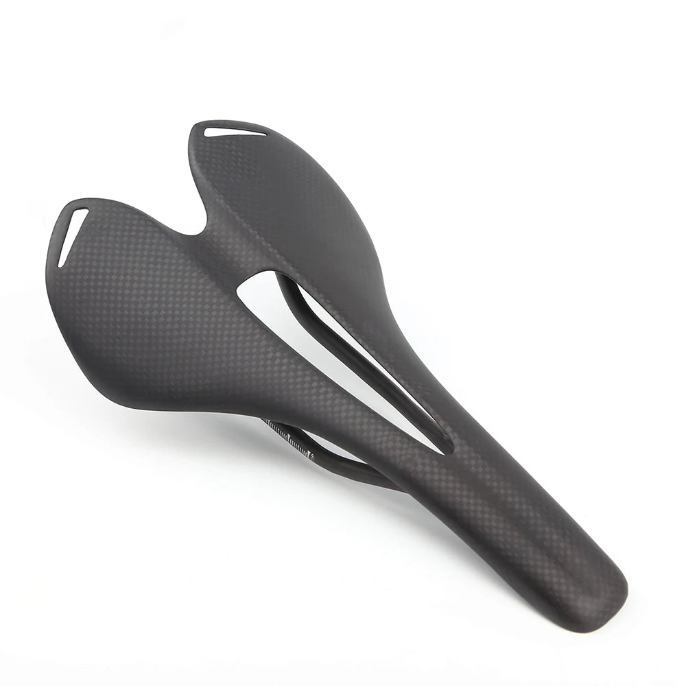 3K Carbon Ultralight Bicycle Saddle, MTB Racing Seat, Men's Wavy Road Bike Saddle, Cycling Seat Mat, Spare Part