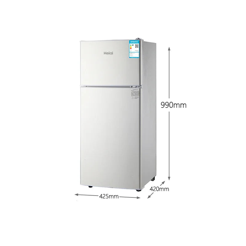 Refrigerador de primera clase, de bajo consumo energético, sin escarcha, congelador de gran capacidad de doble puerta, refrigerador para habitaciones de alquiler Z