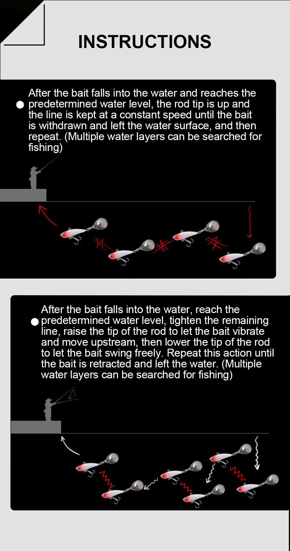 WALK FISH 7g 11g 15g 21g Spinner appât métal VIB leurre de pêche queue rotative Vibration paillettes japon Wobbler pêche à la traîne appât Pesca
