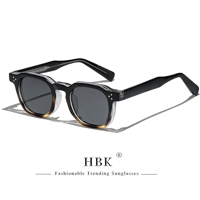 Lunettes de soleil carrées rétro punk — hommes et femmes, plage, conduite, UV400
