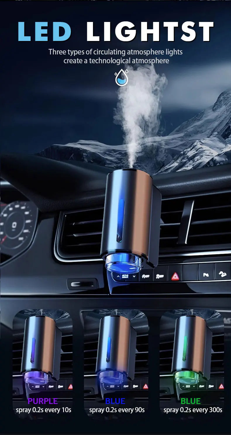 Diffuseur d'air électrique pour voiture, humidificateur d'arôme pour ventilation de voiture, brume d'aromathérapie, désodorisant pour enlever les odeurs, accessoires de voiture