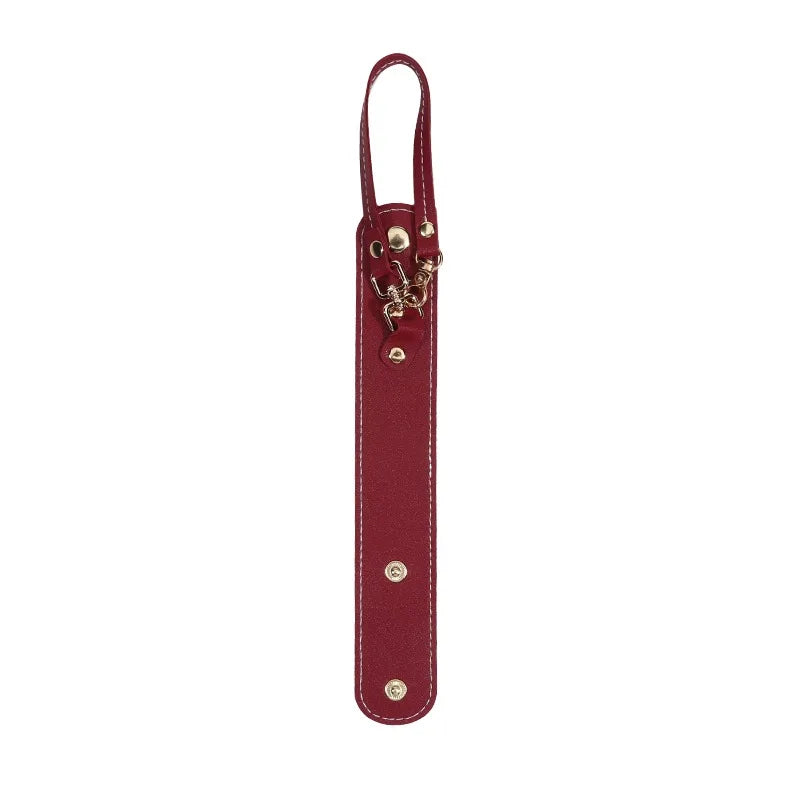 Sangle Porte-Gant Cuir Vintage — Fermoir Sac à Main Chapeau Camping Femme