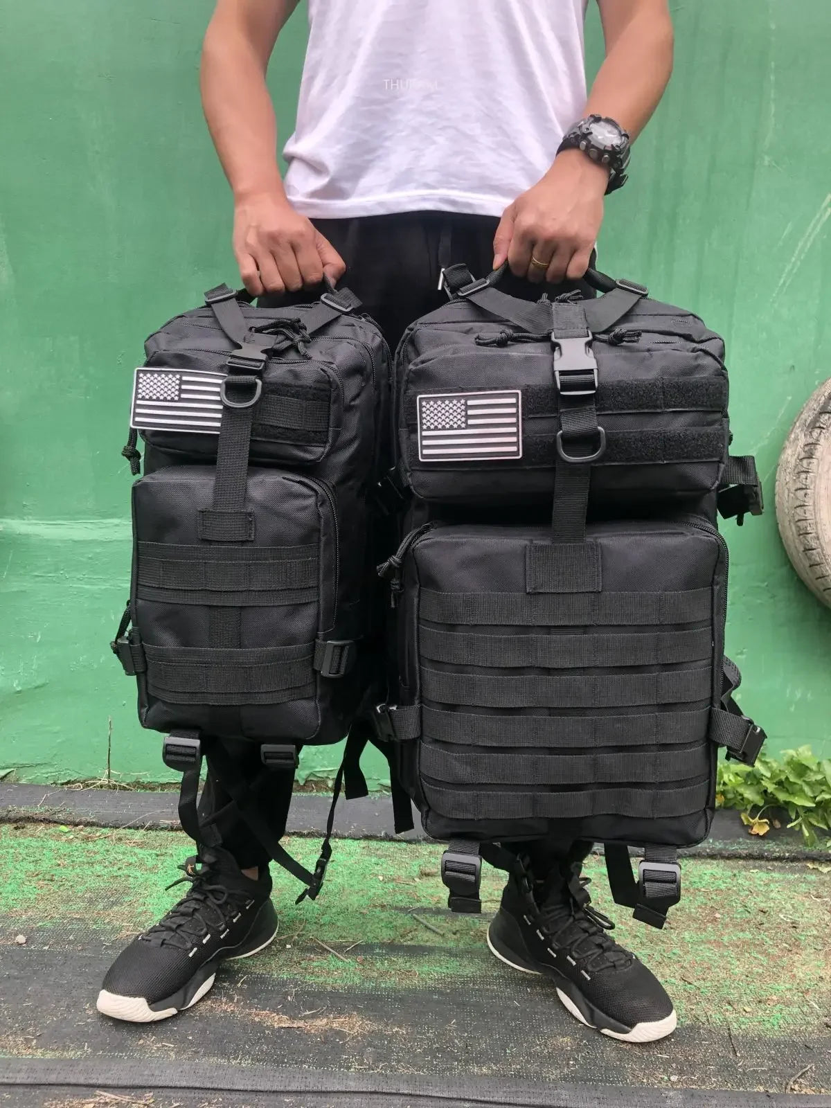 25L/50L robuste en Nylon imperméable à l'eau tactique sport Trekking pêche chasse Camping randonnée sac à dos sacs à dos en plein air