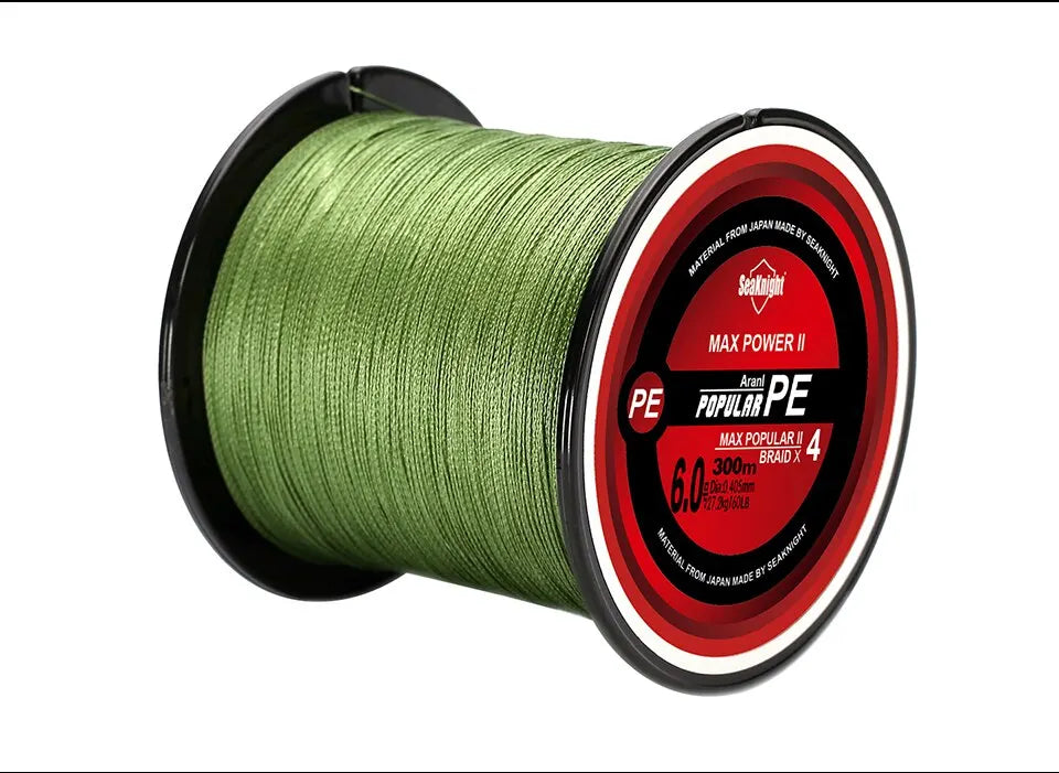 SeaKnight TriPoseidon Série 4 Brins Multifilament Ligne De Pêche 300M PE Ligne Tressée Lisse Carpe Pêche 15lb 20lb 25lb 30lb