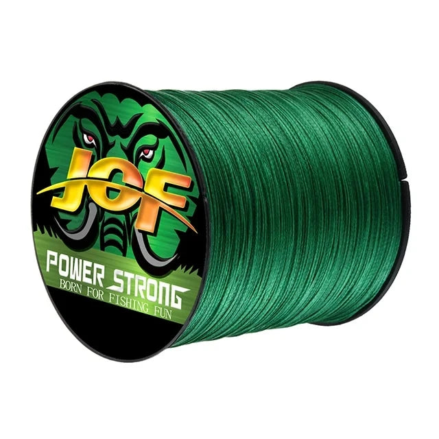 JOF-Ligne de pêche tressée Multimessieurs Carp Fly, 4 Brins, 100m, 300m, 500m, Multicolore, Japon Spinning Extreme PE, Bain Weave