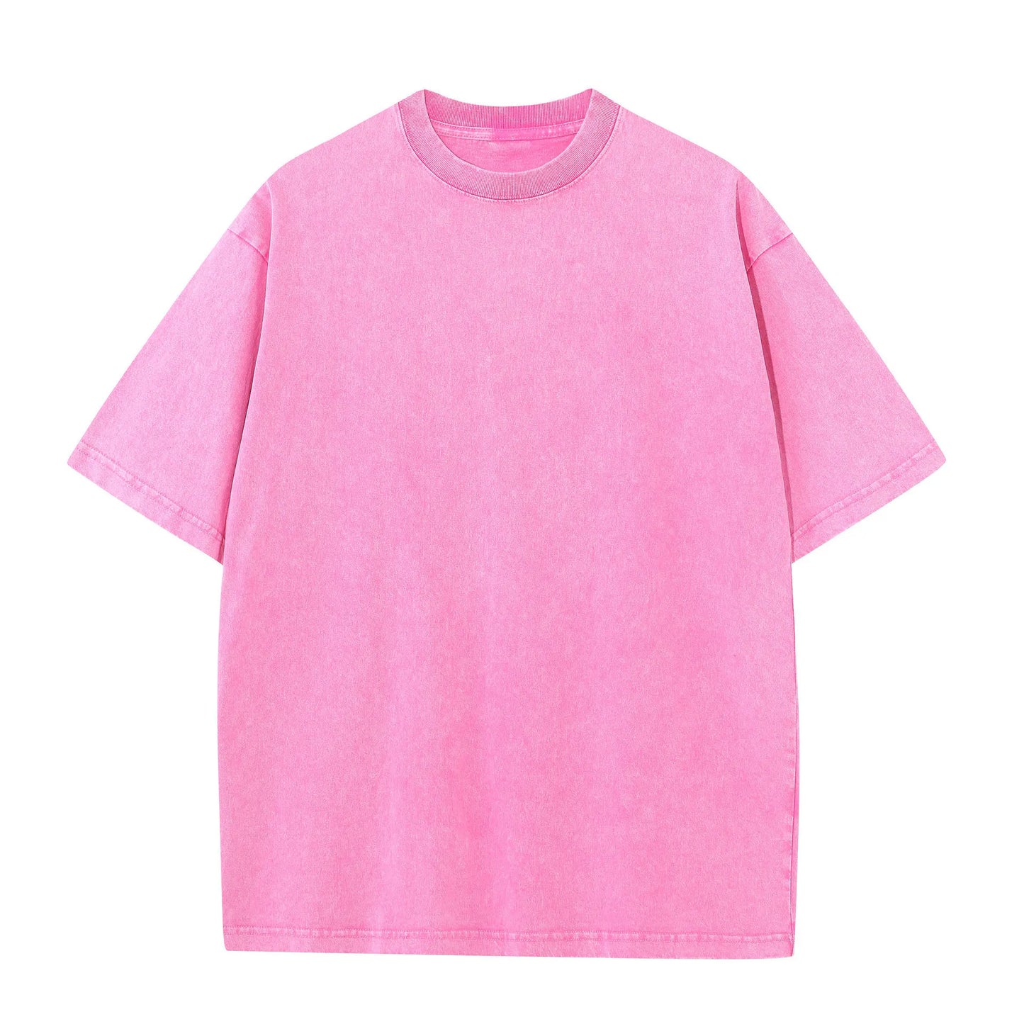 T-Shirt Coton Lourd 230G Homme — Vintage Lavé Surdimensionné Streetwear