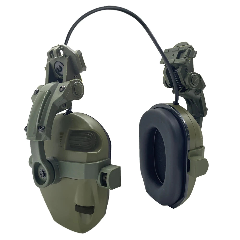 Casque de tir tactique pour l'extérieur, protection auditive électronique, réduction active du bruit, casque de chasse