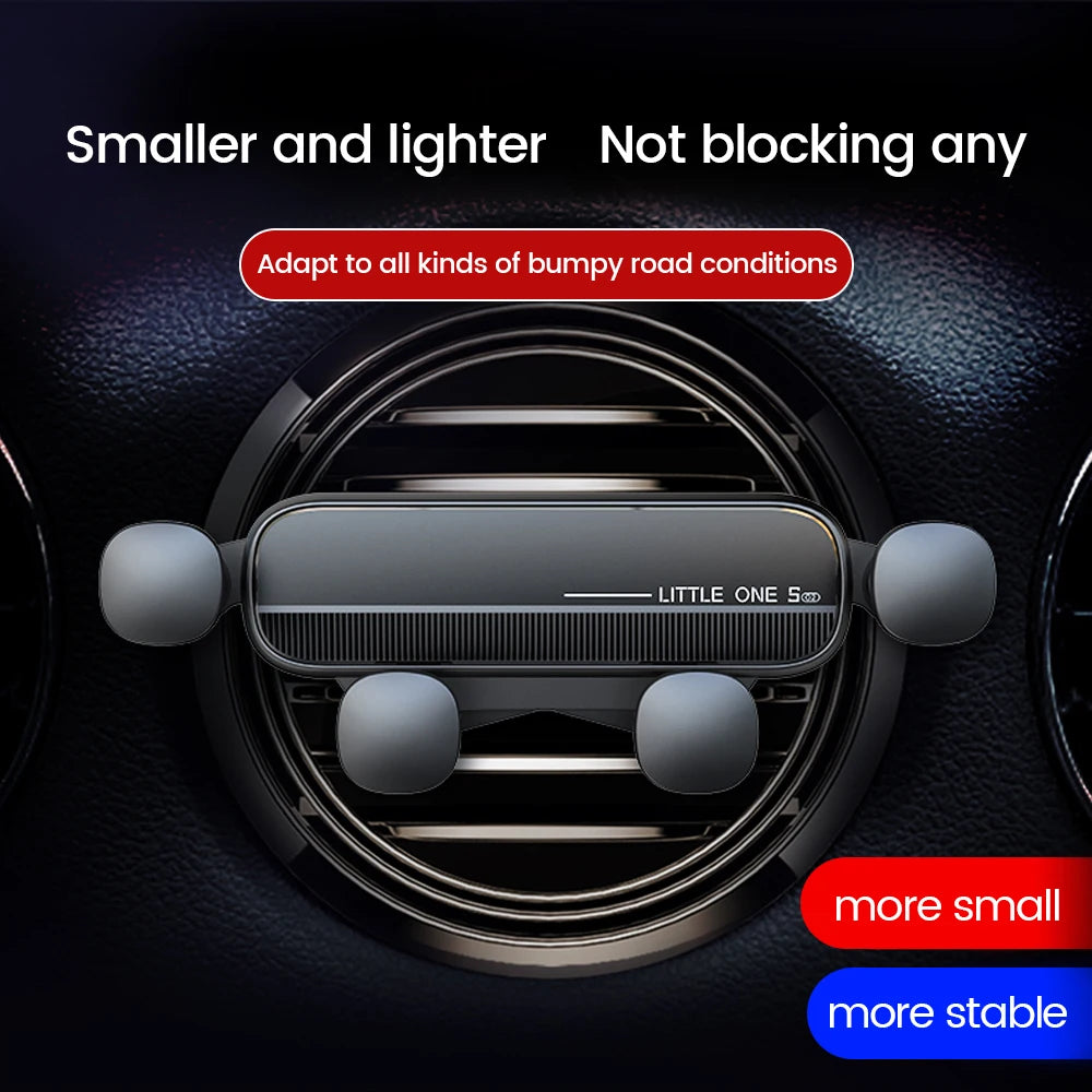 Gravity Car Phone Holder, Car Air Vent Phone Mount, Universal GPS Holder for iPhone 13 12 Xiaomi