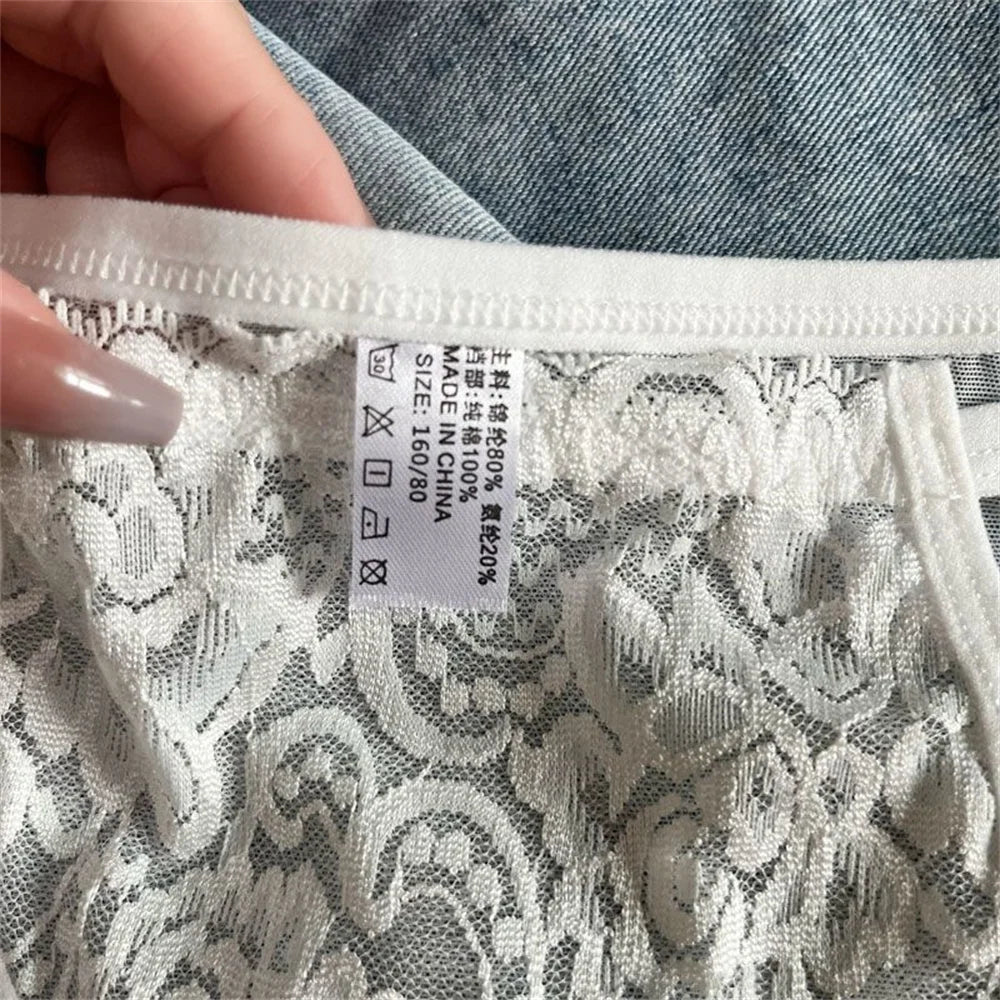 Culottes en Dentelle Femme — Lot de 3 Pièces Lingerie