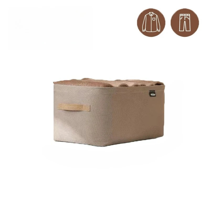 Wardrobe Storage Box, Fabric Storage Basket, Storage Box, Dormitory Wardrobe Storage Box, for Home, Dorm, and Spaces
