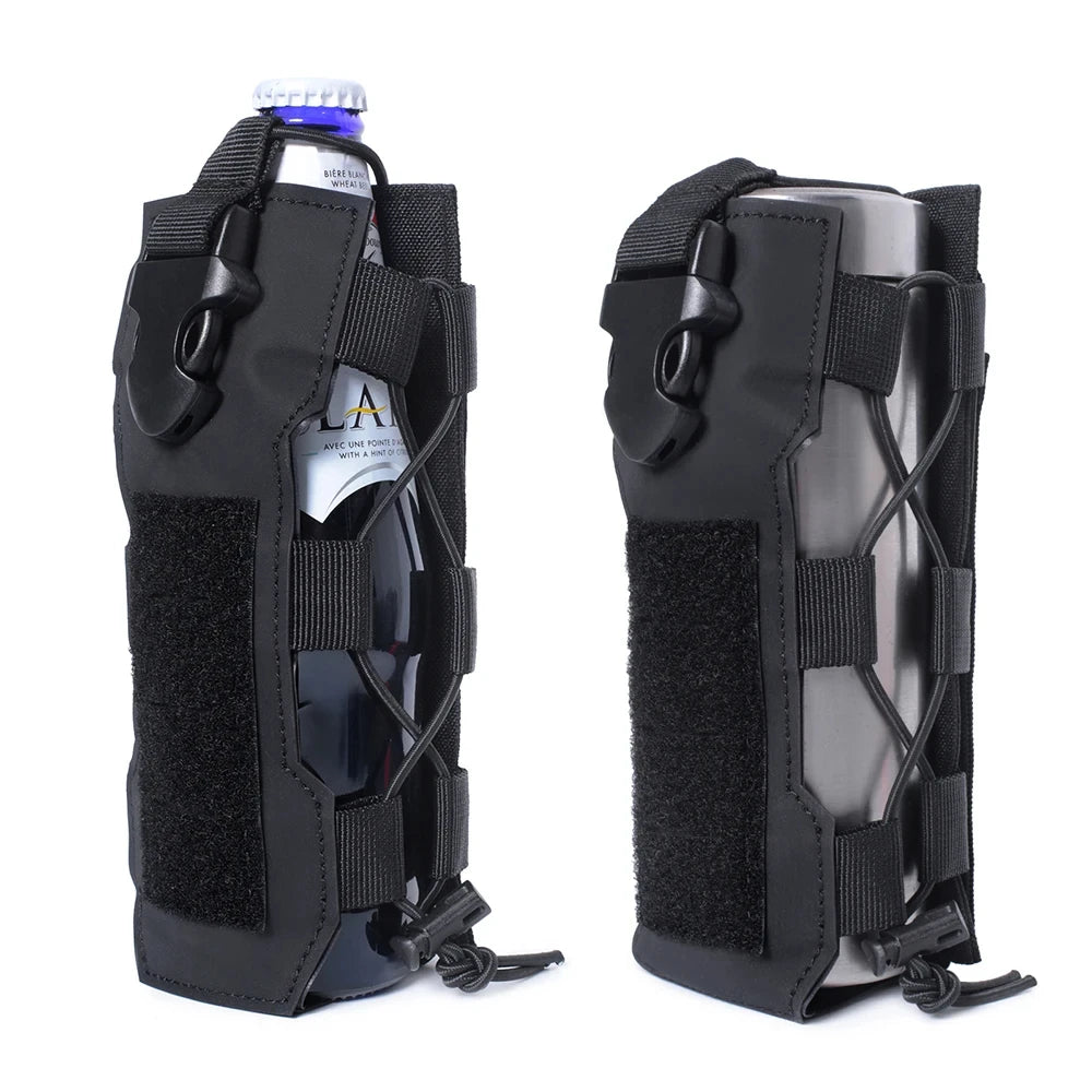 DIZETION Sports de plein air Molle bouteille d'eau pochette Radio cantine couverture étui taille Pack chasse randonnée voyage bouilloire support sacs