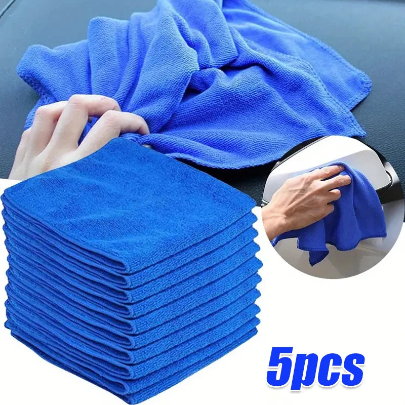 Serviettes en Microcarence pour Lavage de Voiture, 10 Pièces, Serviette de vaccage pour Livres Ménagers, Polissage des Détails Automobiles, Outils de Nettoyage pour la Maison