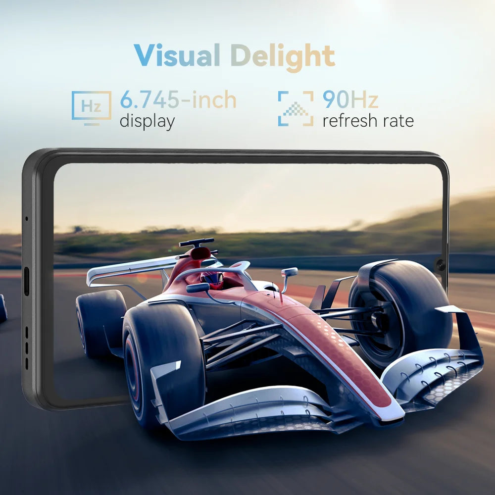 Cubot A20 Smartphone Android 14 — 12 Go RAM, 128 Go, Écran 6,74" 90Hz, 5100 mAh, 48 MP, 4G