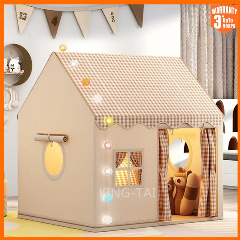 Kids Foldable Indoor Play Tent, Garden Teepee, Princess Castle, Cubby Toys, Children Room House, Outdoor Games