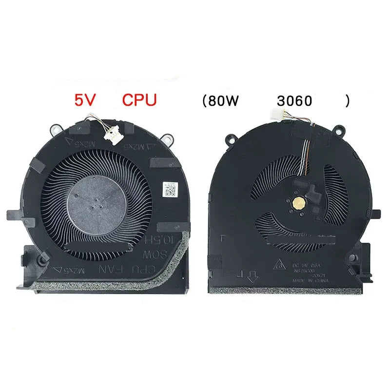Nouveau véritable ventilateur de refroidissement CPU GPU pour ordinateur portable pour HP Victus 7/8 16-D 16-E TPN-Q263 Q264 M75721 M75723 M7572 80W 60W